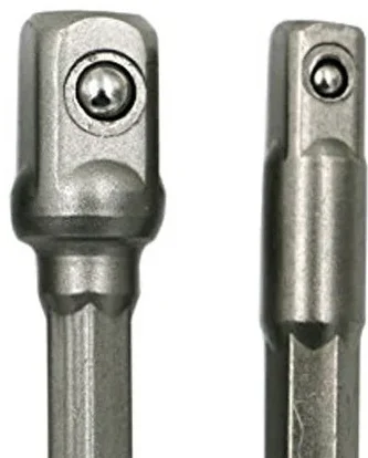 

3 Pcs Drill Socket Adapter Impact Drill Extension Drill Bits Bar Socket Adapter 1/4 3/8 1/2 Size Hex Shank Square Head Drill Bit