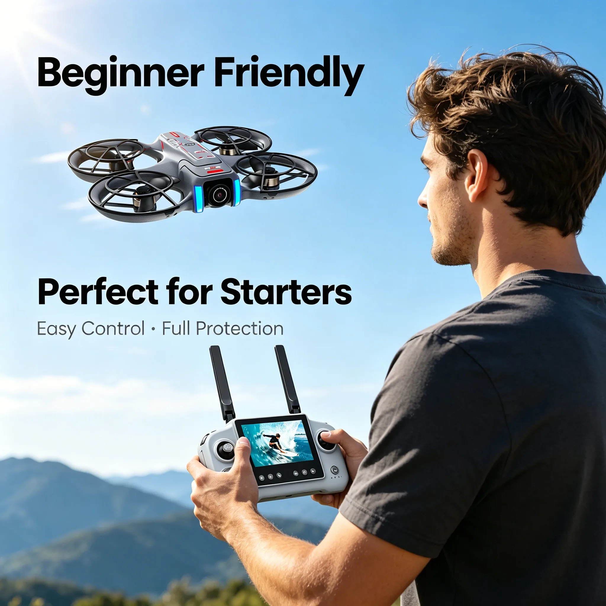 Nuevo Dron GPS AE21 de Segunda - Drone Camera Night Vision reseña y precio