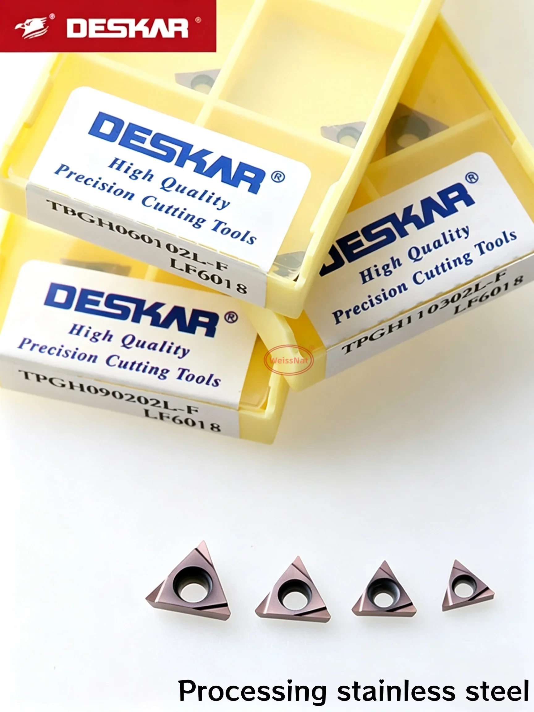 DESKAR TBGH060102L TPGH080202L TPGH080204L TPGH090202L TPGH090204L TPGH110302L TPGH110304L LF6018 TF518  TPGH Inserts