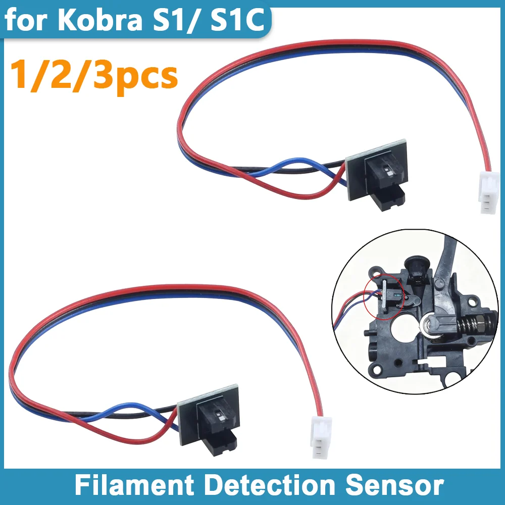 for Kobra S1/ S1C Filament Detection Sensor Replacement Detector Break PCB Board Cable  for Anycubiic S1 3D Printer Accessories