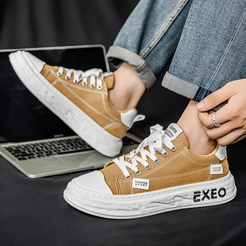 2025 Nuove scarpe Street Style - Scarpe da skate taglienti, retrò americane, suola spessa, casual e alla moda, comfort escursionistico