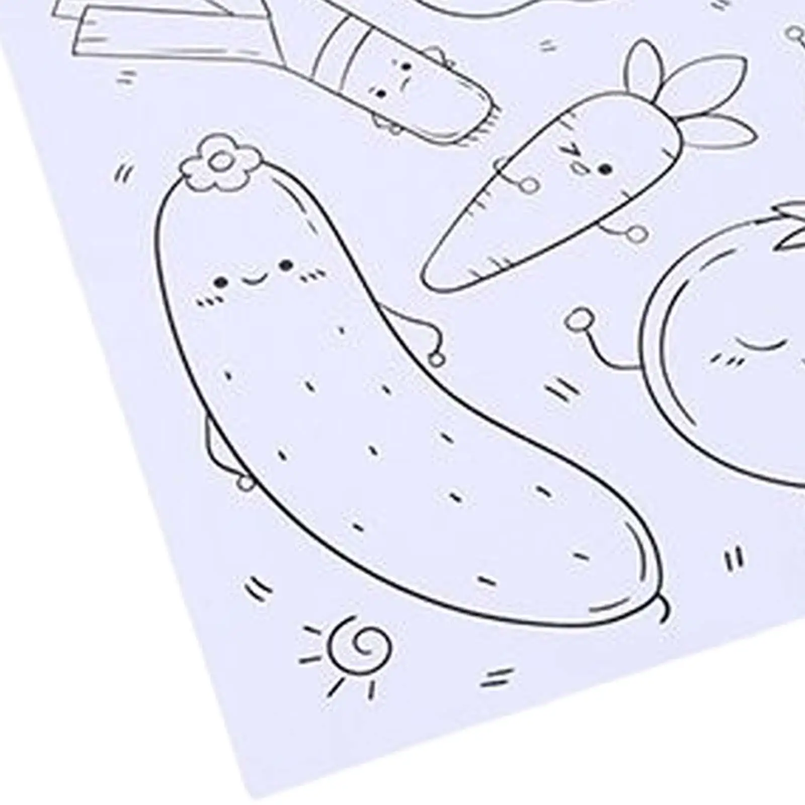 Toddler Sticky Drawing Paper Roll 30x300cm Coloring Stickers Accessory Child Toys DIY