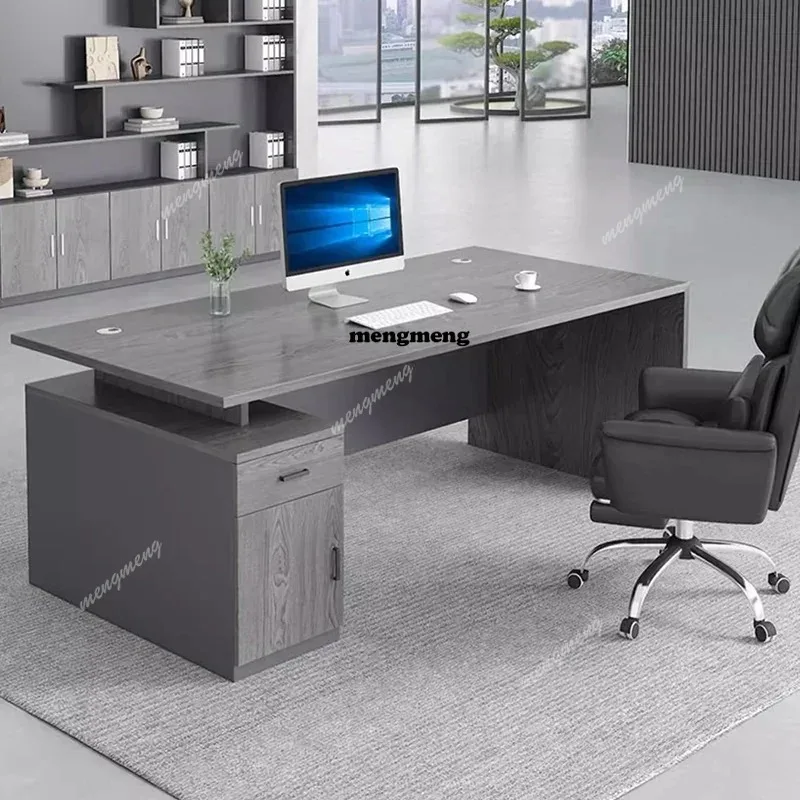 

F5822 Aesthetic Long Office Desk Nordic European Cute Drawer Computer Office Desk Conference Minimalist Tavolo Commercial Furnit