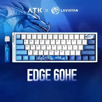 ATK Leviatan EDGE 60HE Wired Mechanical Keyboard Magnetic Switch 8000hz Aluminium Alloy Office Custom Valorant Gaming Keyboards