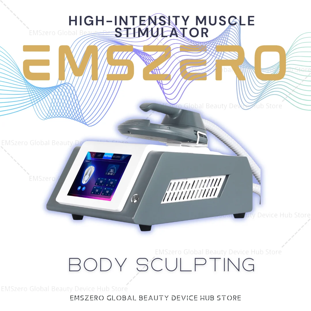 EMSZero Portable RF Body Shaping Machine Fat Burning Ems Single Handle Electromagnetic Muscle Stimulation Machine