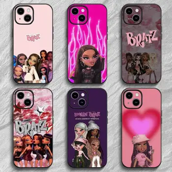 時尚可愛娃娃 Bratz 透明手機殼,適用於 iPhone 17/16/15/14/13/12 PRO MAX PLUS,迷你 TPU 軟殼,親膚材質。 12 最佳銷售 布拉茨娃娃案 - №6