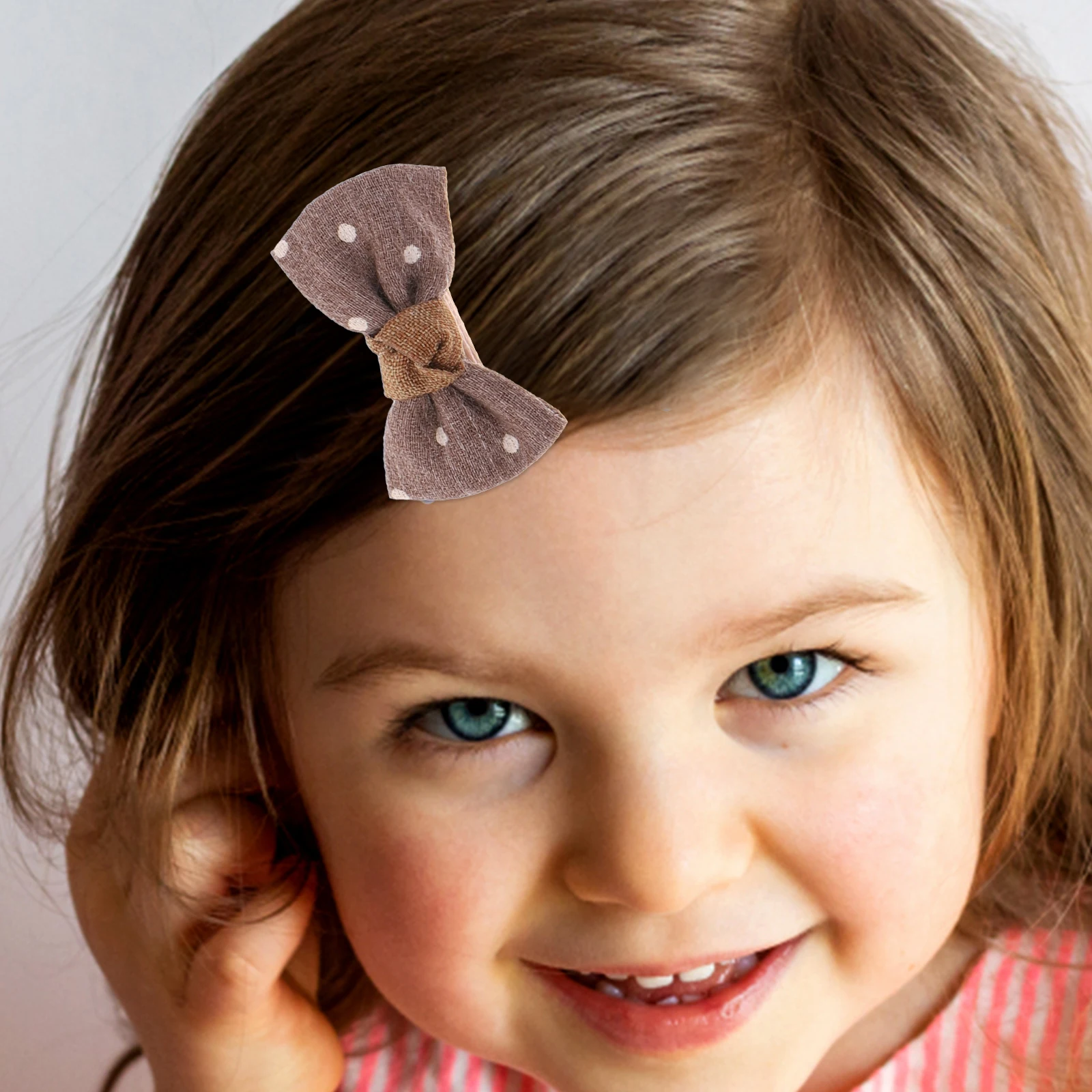 

10pcs Butterfly Clips For Girls Lovely Bows Barrettes Kids Hairpins Small Fabric Hair Clamps Baby Girl Hair Accessories Women