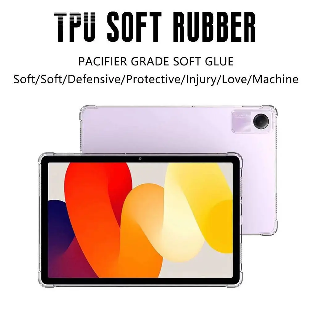 Protection en caoutchouc souple transparent, adapté pour Redmi Pad Se8.7, 11, B0g5