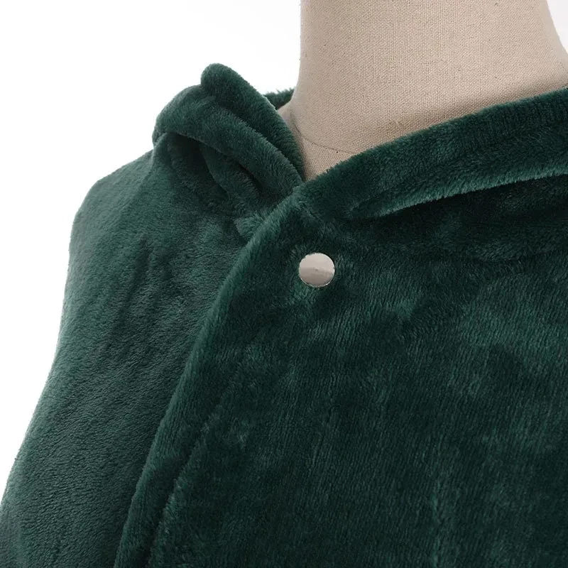 ♥ 2026 Neues Halloween-Kostüm Cosplay Attack on Titan Decke Shingeki No Kyojin Aufklärungstrupp Umhang Flanell-Kapuzenpullover Cosshe ★ ★ ★