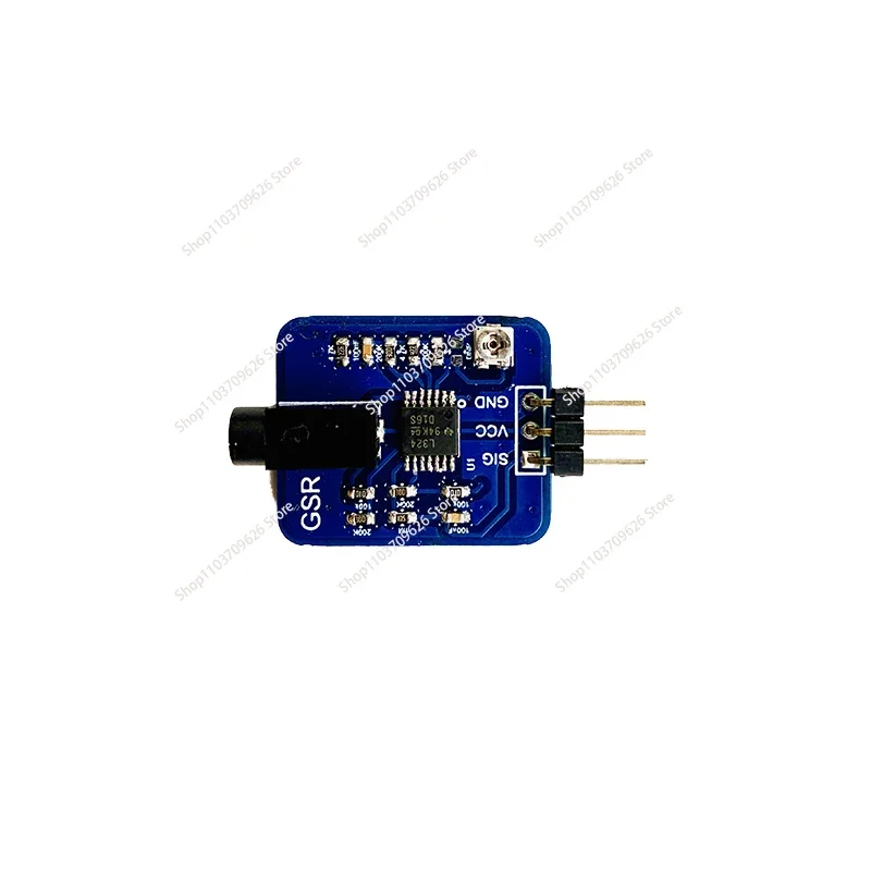 Skin Electrical Sensor Measuring Skin Resistance Conductivity Skin Response Analysis Development of Single Chip Microcomputer