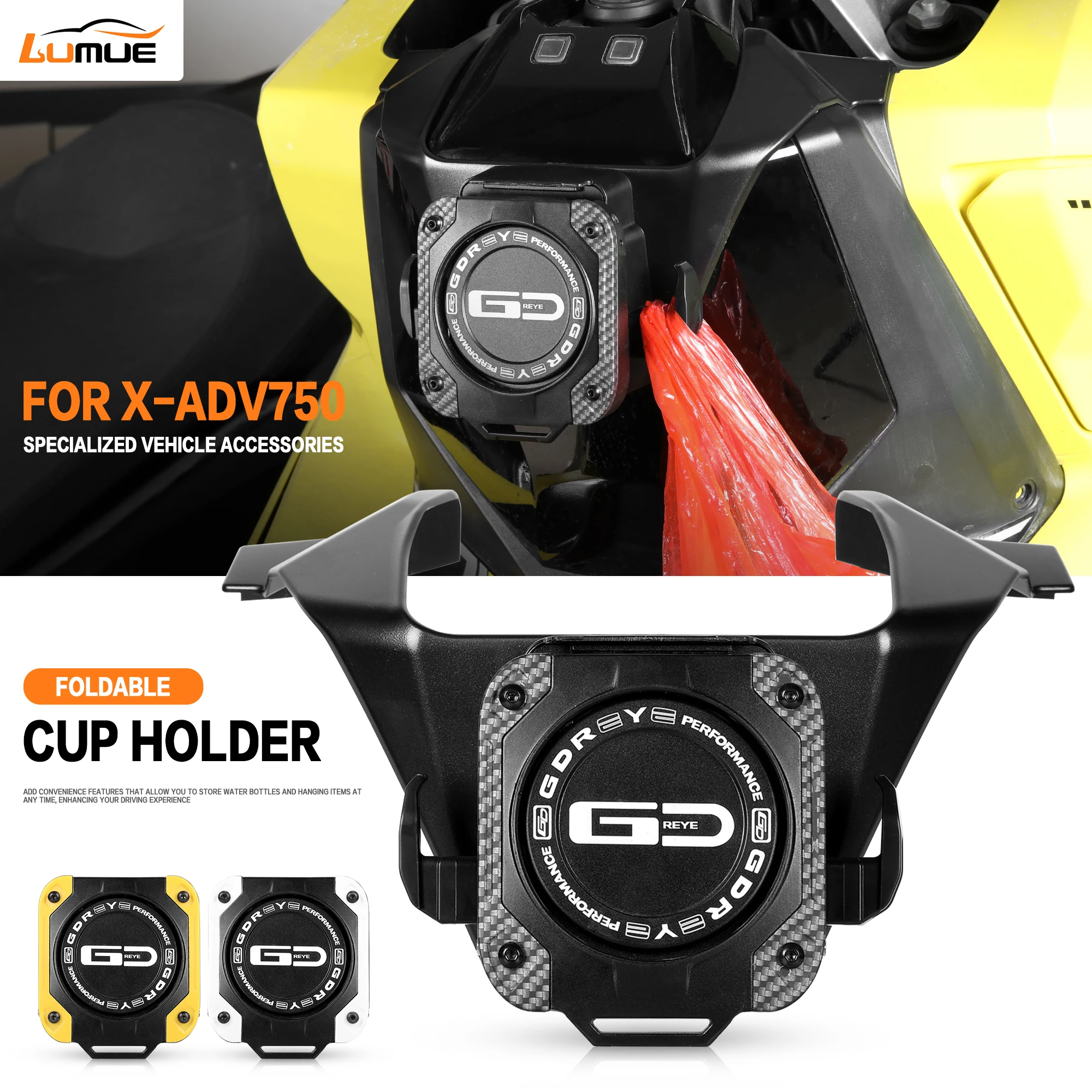 

For HONDA X-ADV750 Motorcycle Special Bracket Water Cup Beverage Water Drink Cup Holder Storage Helmet Hook