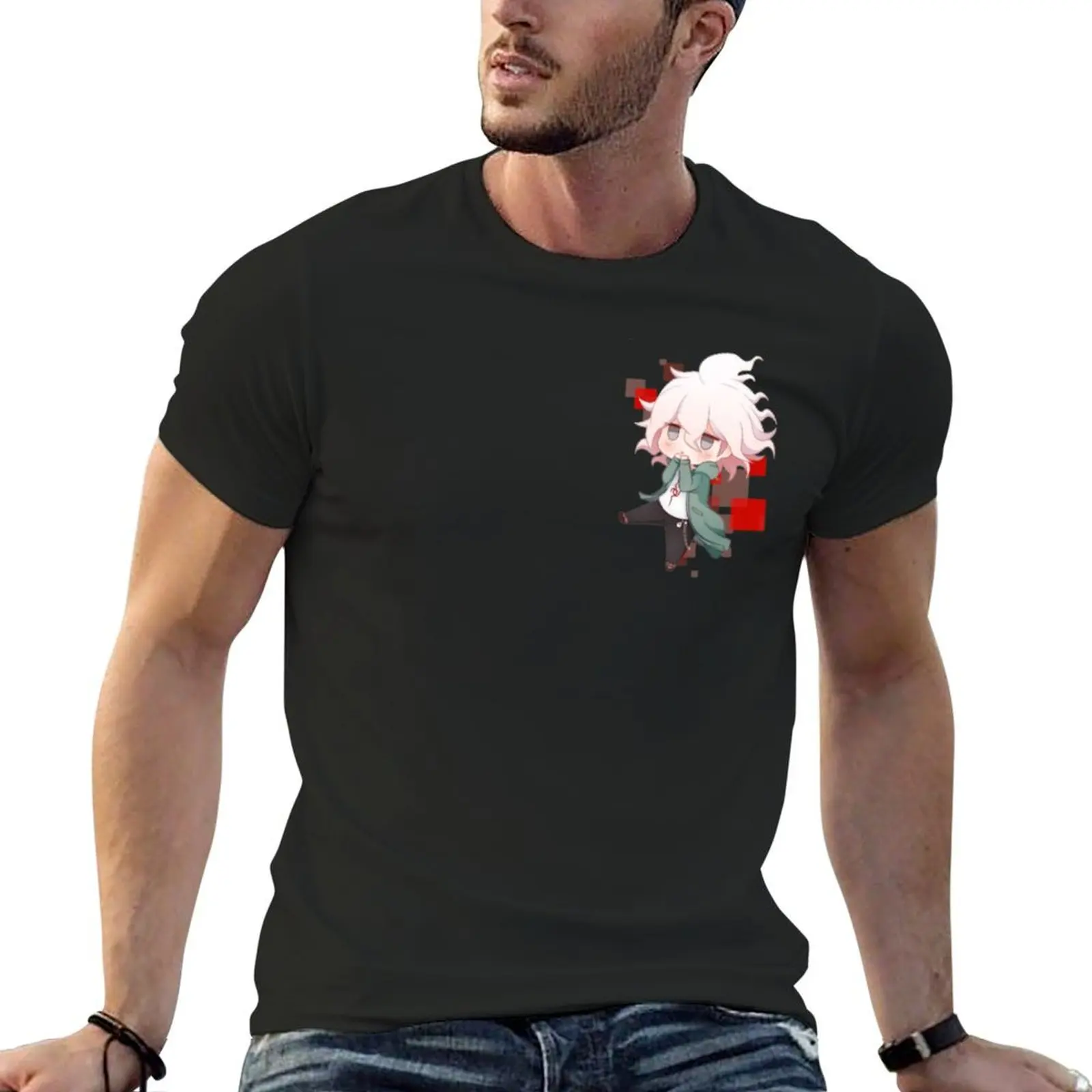 

[Danganronpa 2] Komeda Nagito T-Shirt tshirts personalised anime figures Men's clothing
