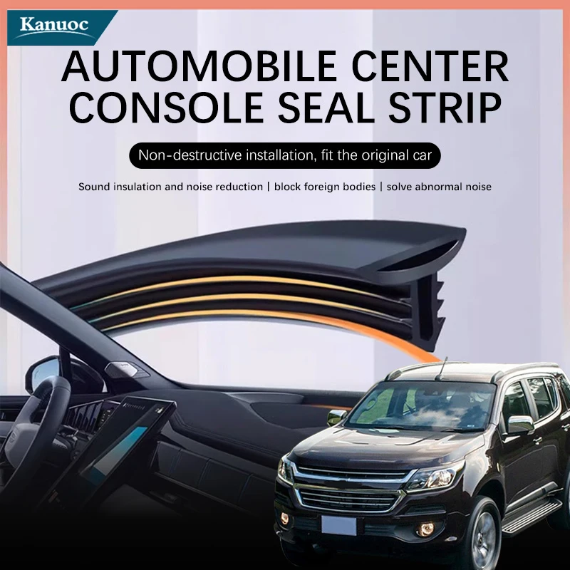 Car Dashboard Sealing Strip Noise Insulation Leakproof Rubber Trim Interior Accessories For Chevrolet Trailblazer GMC Envoy