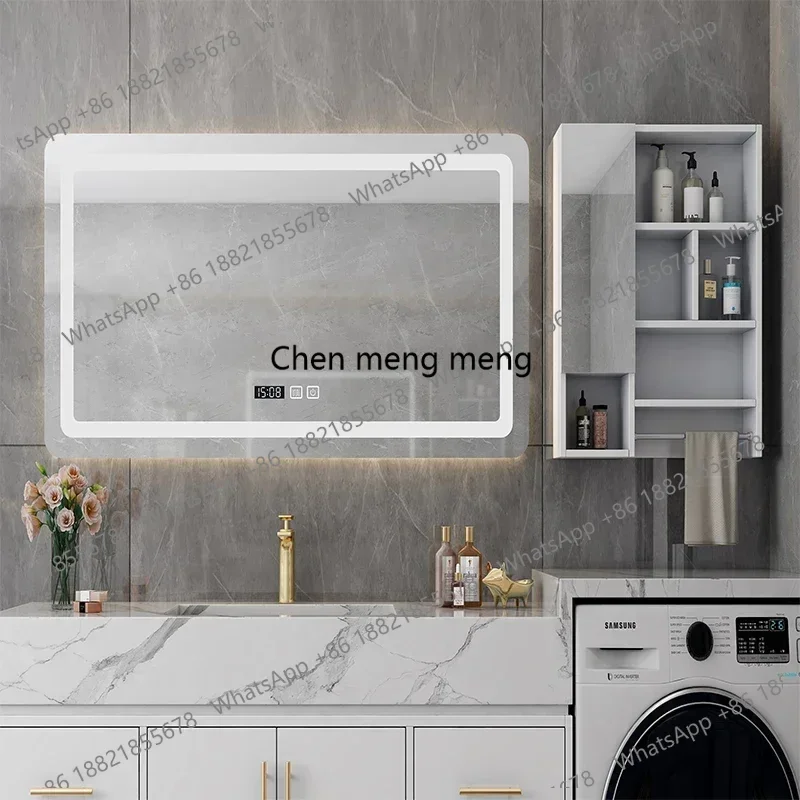 Modern Black Bathroom Cabinets Vanity Sets Aesthetic Multifunctional Over Toilet Storage Cabinet Smart Armadi Toilet Organizer