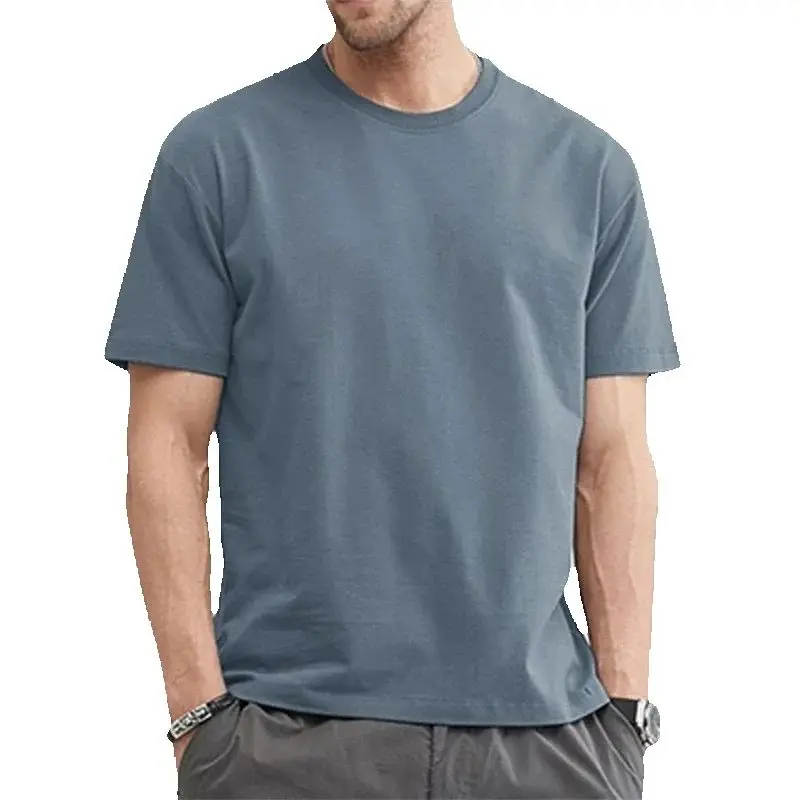 180gsm Cotton Solid Colors Blank T Shirts Mens Women Short Sleeve Daily Tees Casual Regular Fit Summer Basic O-neck Tops