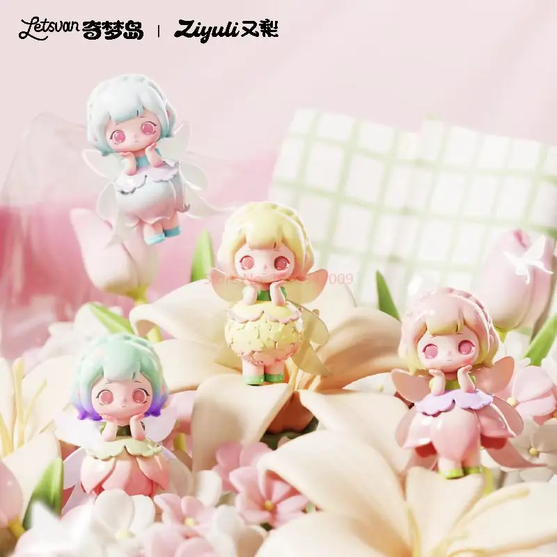

Letsvan ZIYULI Flower Spirit Whisper Series аниме фигурка модель Коллекционная игрушка слепая коробка милый подарок для девочек на день рождения