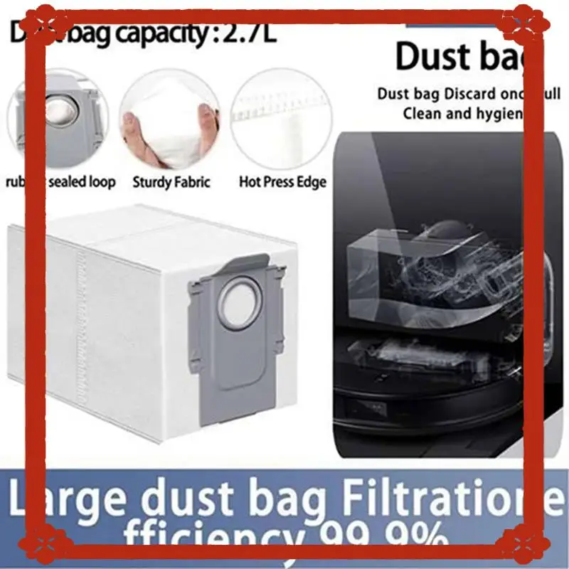 

24-Hour Delivery For Roborock S9 Maxv Ultra Replacement Accessories Brush Hepa Filter Dust Bag Mop Cloth Efficient Cleaning Acce
