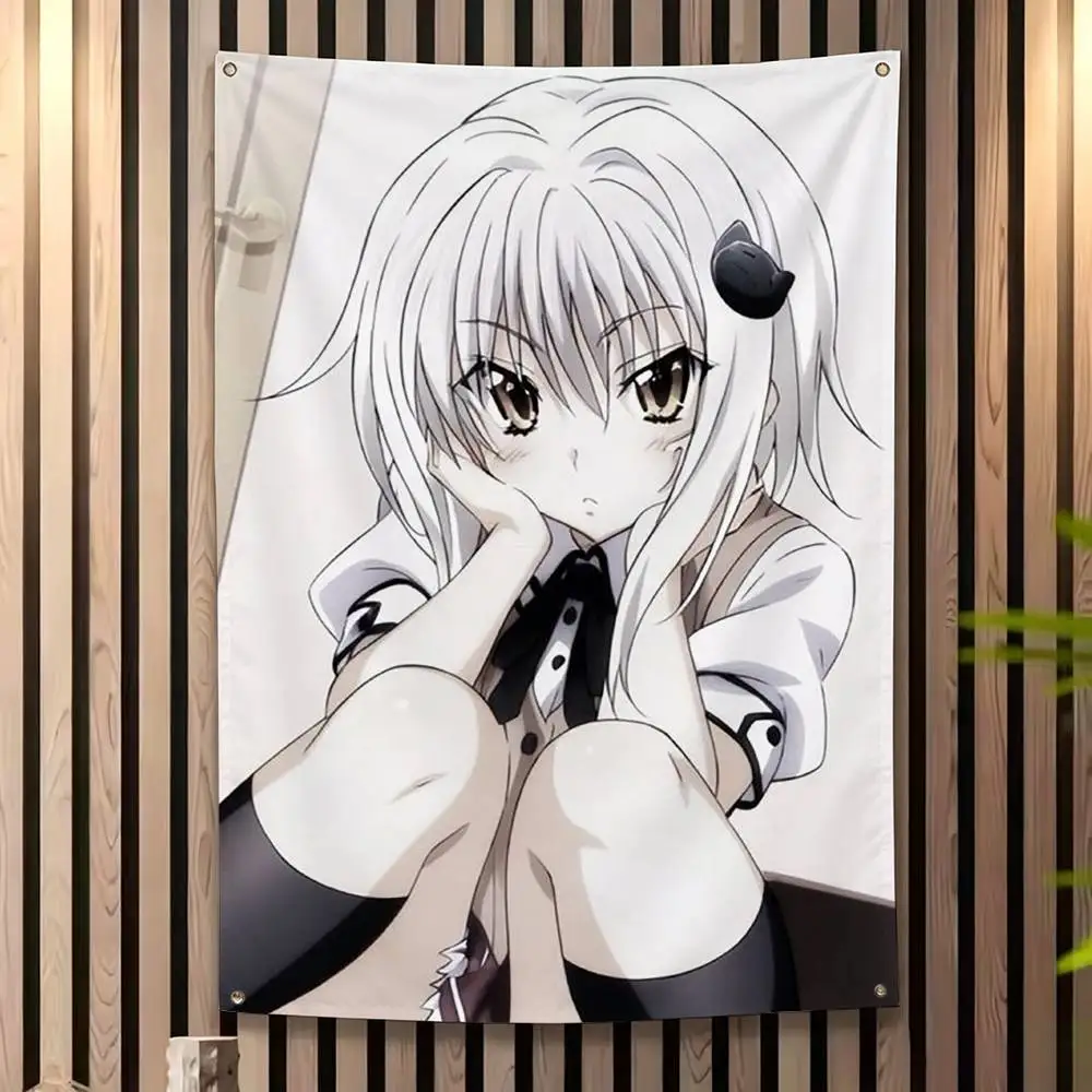 T-Toujou Koneko High School DxD Funny Flags for Bedrooms Home Decor Items Outdoor Decors Garage Decoration Flaga