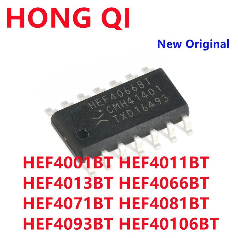 10PCS New Original HEF4001BT HEF4011BT HEF4013BT HEF4066BT HEF4071BT HEF4081BT HEF4093BT HEF40106BT SOP14 In Stock
