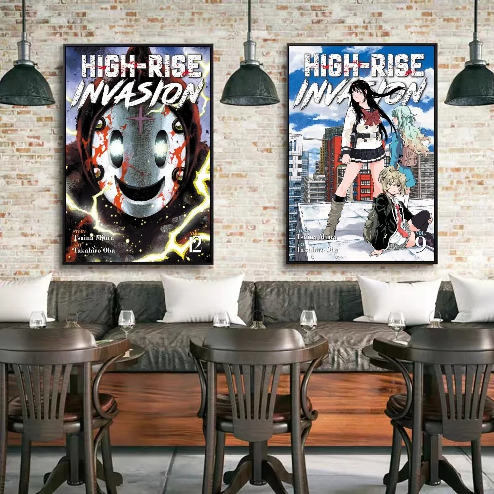 High-Rise Invasion Movie Sticky Posters Whitepaper Sticker DIY Room Bar Cafe Posters Wall Stickers