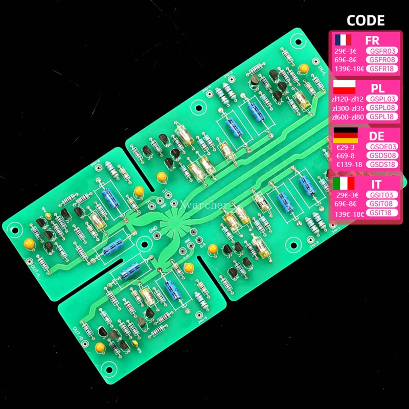 Nvarcher – Base de pré-amplificateur Audio HiFi assemblée sur Circuit de pré-amplificateur Naim NAC52