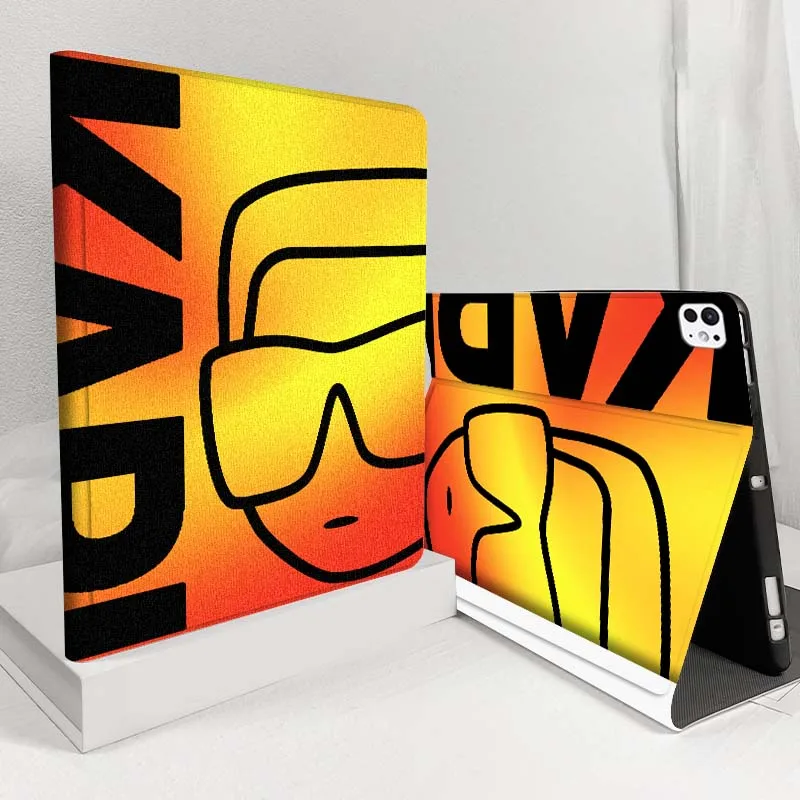 Чехол для планшета Cartoon Ka-rl Designer Signature для iPad Pro Air M2 M3 1 2 3 4 5 6 9th 10th 11th 10.9 9.7 10.2 12.9 Inch Чехол для планшета Cartoon Ka-rl Designer Signature для iPad Pro Air M2 M3 1 2 3 4 5 6 9th 10th 11th 10.9 9.7 10.2 12.9 Inch