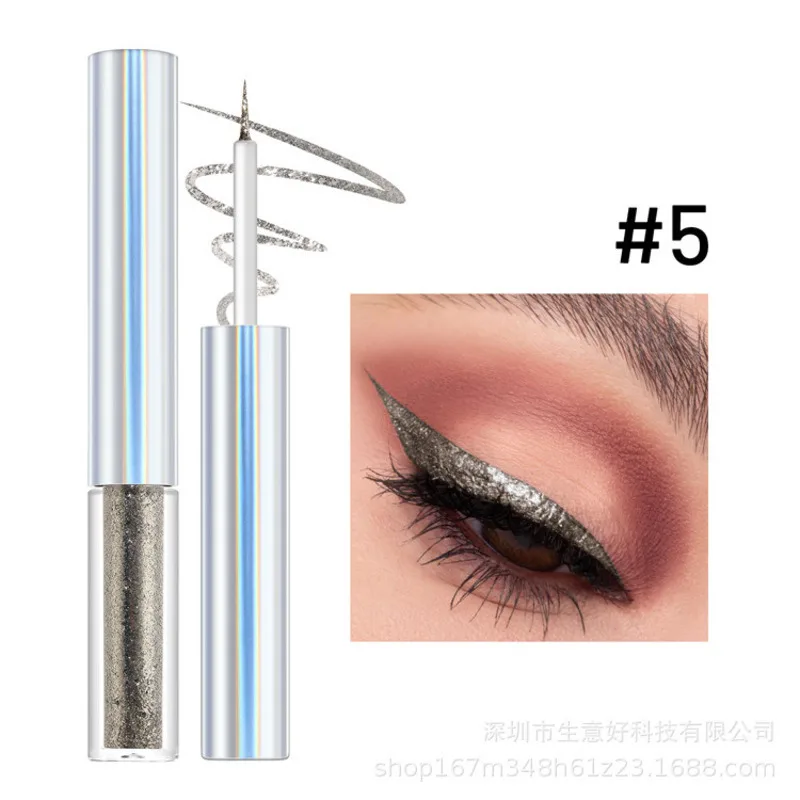 19-Color Optical Chameleon Eyeliner Liquid Quick-Drying Colored Eyeliner Pen Multi-Color Eye Pencil for Makeup