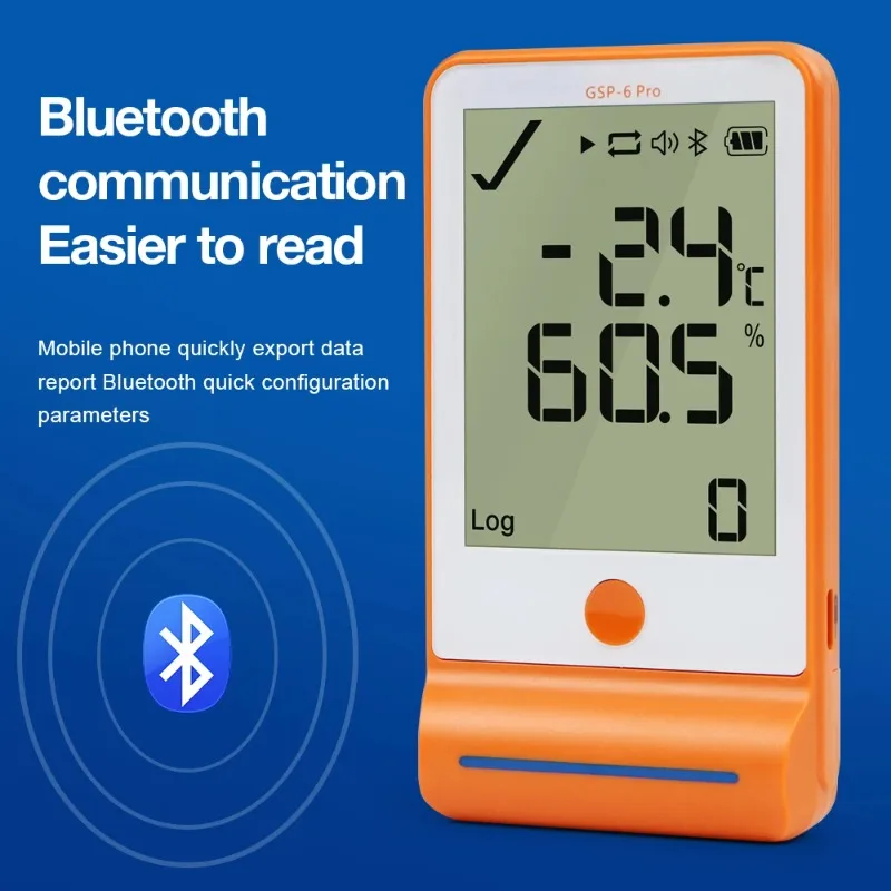 GSP-6 Pro Digital Mini Usb Temperature Humidity Data Logger Medicine Cold-chain Transportation Automatic Recorder with Sensor