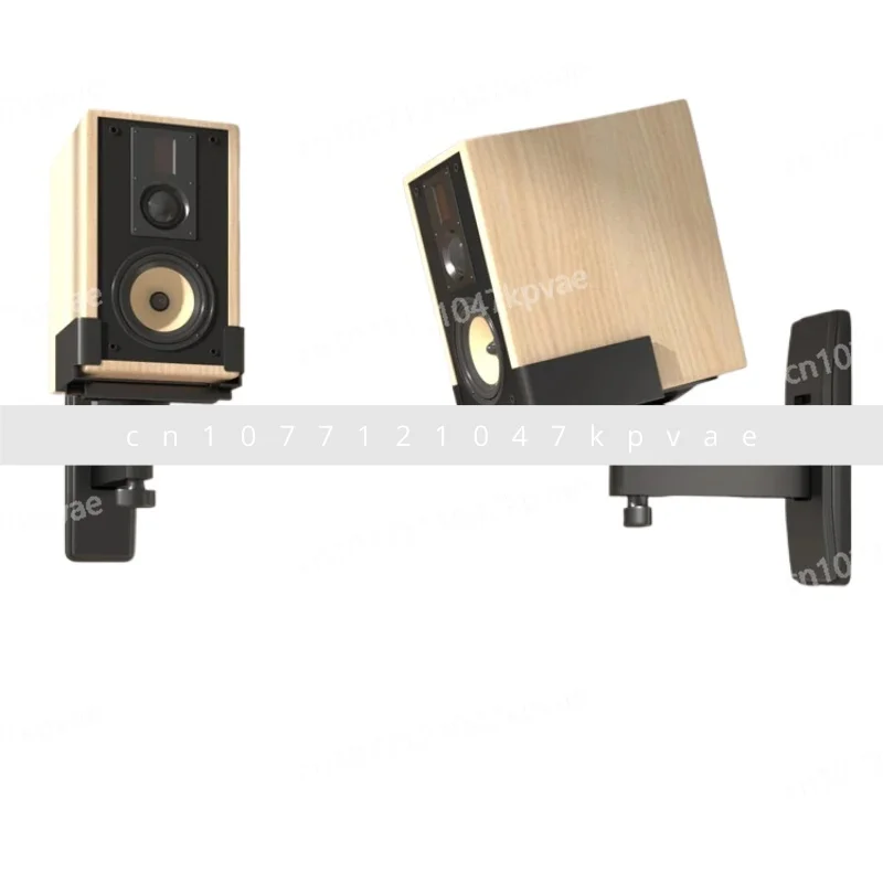 Wall Mounted HiFi Bookshelf Box Speaker Wall Mounted Sound System with Adjustable Protruding Ears for Surround Sound