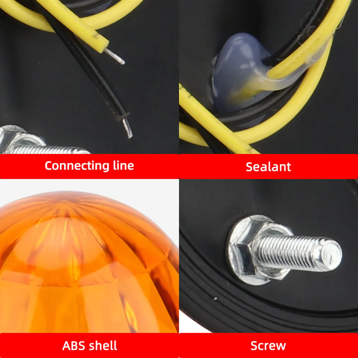 كبير البطيخ التخليص مصباح 24 فولت سيارة Led الجانب ماركر ضوء الضوء الخلفي تحذير مؤشرات ضوء لشاحنة مقطورة قافلة حافلة