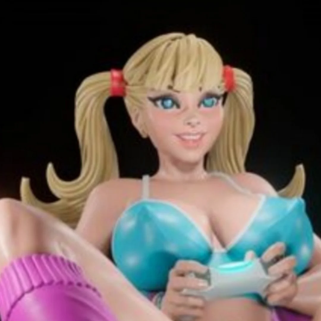 

1/24 Scale Resin Figure Sexy Girl playing games Nsfw Model Kit Unassembled and Unpainted 3D printing DIY toy 1053