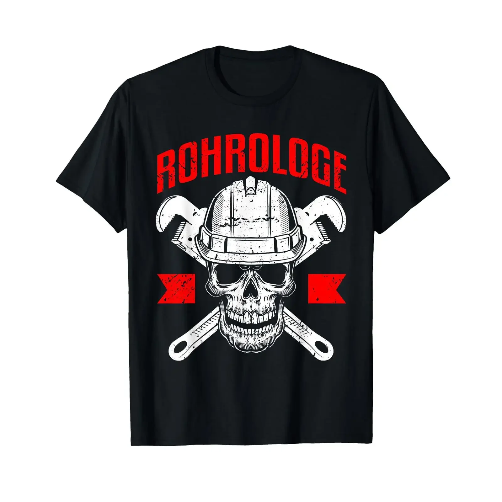 Men's Plumber Saying Installator Heating Builder T Shirt black vintage Washed Unisex Top For Everyday Wear homme streetwear