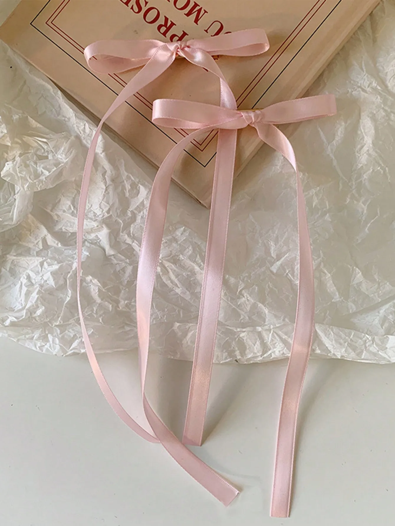 2 قطعة/المجموعة الأزياء الصلبة الشريط القوس دبابيس الشعر مقاطع الشعر للنساء الفتيات حزب إكسسوارات الشعر