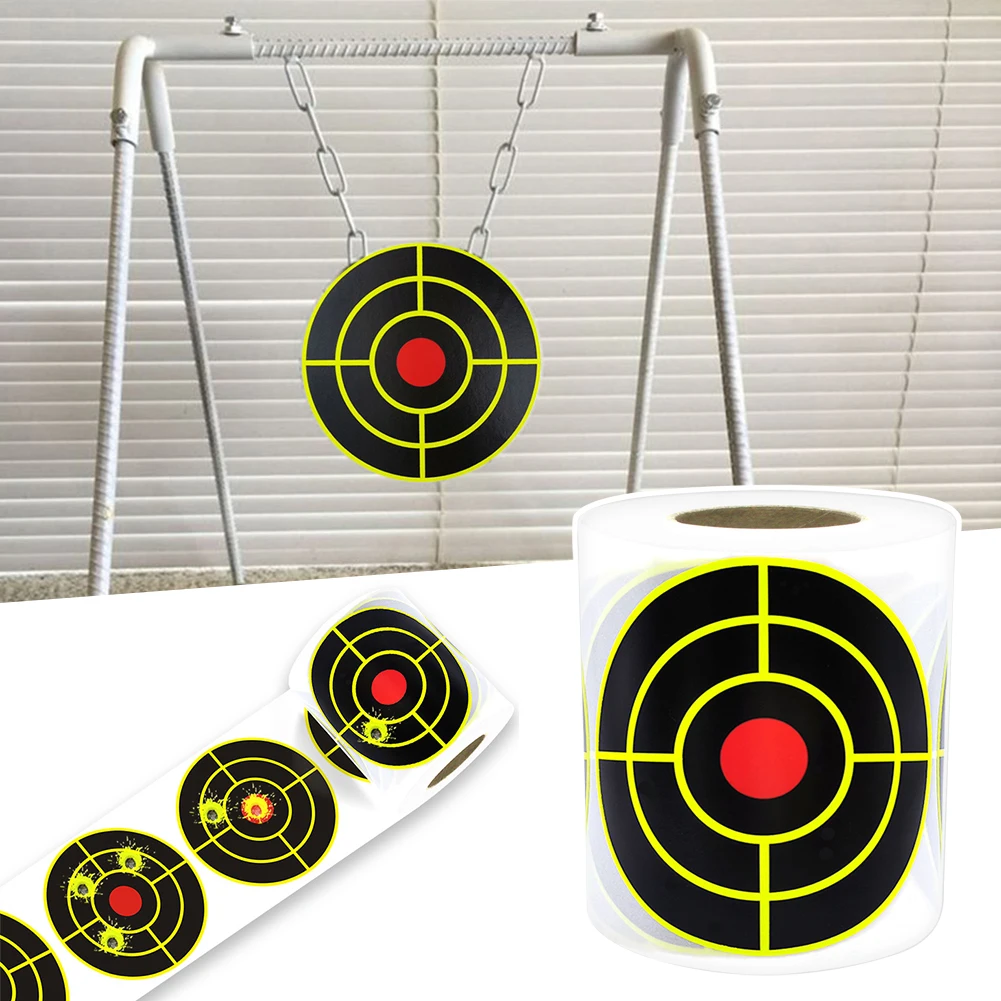 Self Adhesive Target Spots For HuntingS Instants Feedback With Bright Neon-splatter. Tacticals Training