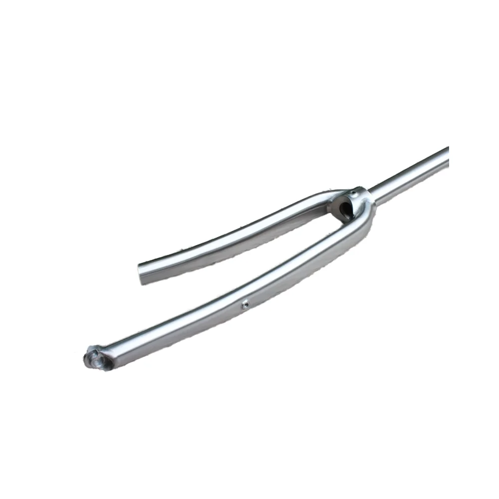 

Custom 700C Titanium Road Bicycle Fork with Thru Axle Dropout Gravel Bike Frame for Cruiser Use
