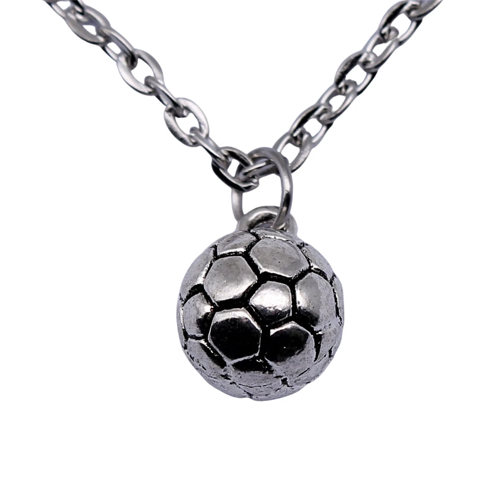 1pcs 3D Soccer Ball Woman Choker Diy Accessories Jewellery Making Supplies Supplies Chain Length 43+5cm