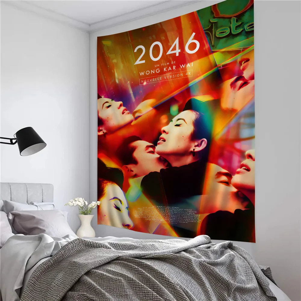 2046 Movie Tapestry Art Printing Japanese Wall Tapestry Anime Wall Hanging Home Decor