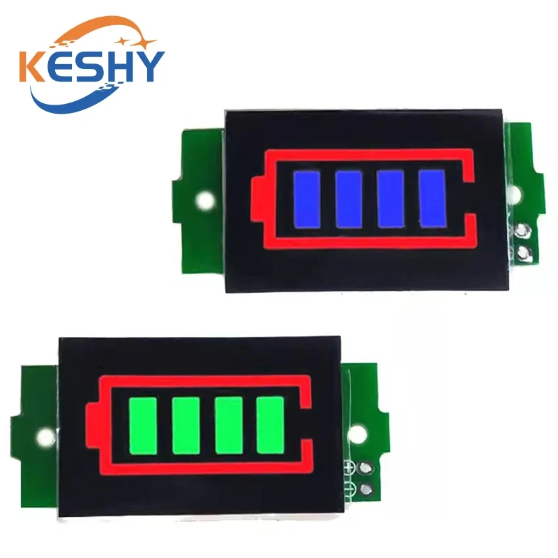 1-8S 1S/2S/3S/4S Enkele 3.7V Lithiumbatterij Capaciteit Indicator Module 4.2V Display Elektrische Voertuig Batterij Tester Li-ion