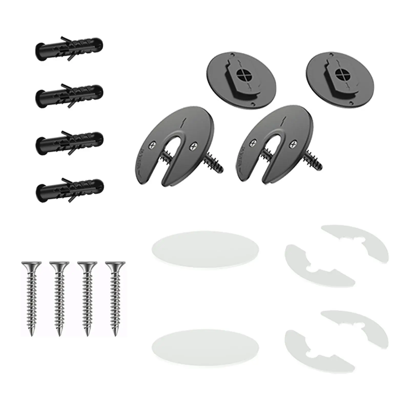 Wall Mount Tablet Bracket Notebook Back Storage Bracket 90 Degrees Rotatable for Router Phone
