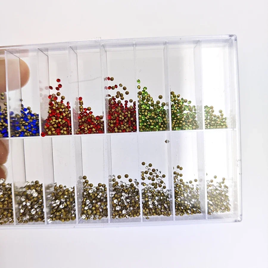 2000pcs Watch Jewellery Accessories Rhinestone Watch Parts Color Diamond Watch Screws Stones Diamond Watchmakers Repair Tool