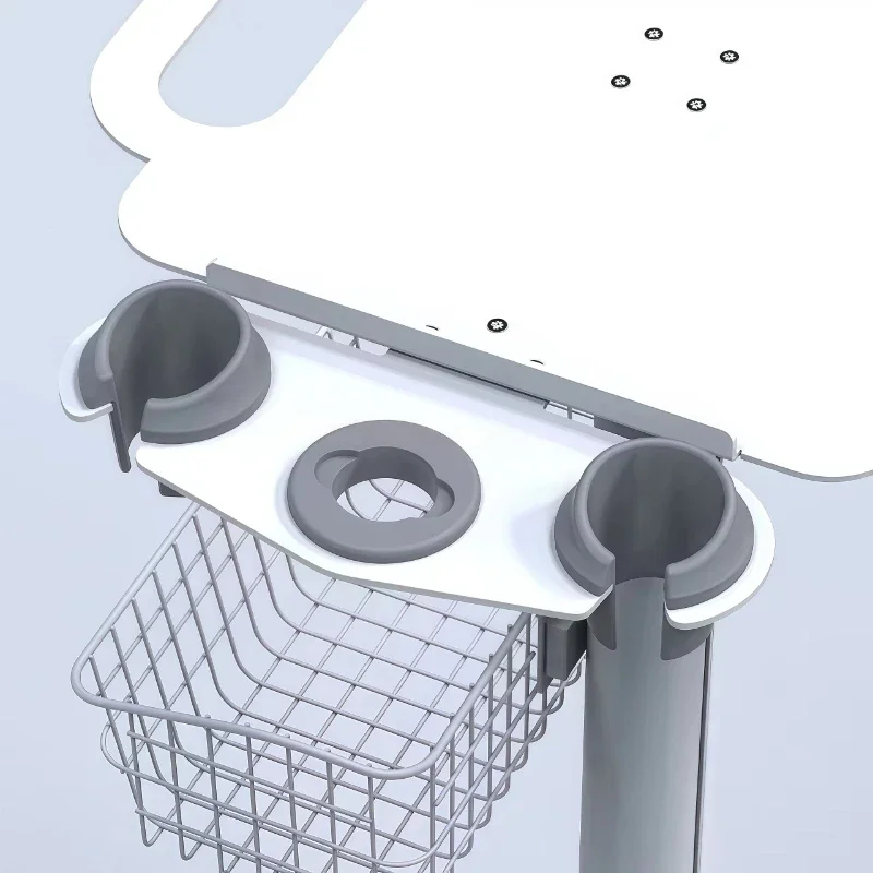 

Convenient Liftable ECG Trolley Hospital Use Mobile Instrument Trolley Respirator Trolley Carrito Medico Commercial Furniture