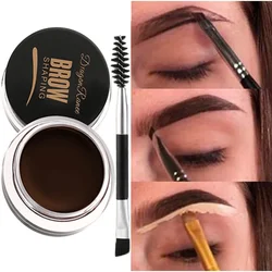 3D Wild Eyebrow Cream Makeup Natural Waterproof Lasting Matte Eyebrow Gel Contouring Eyebrows Brow Styling Wax Eyebrow Enhancer