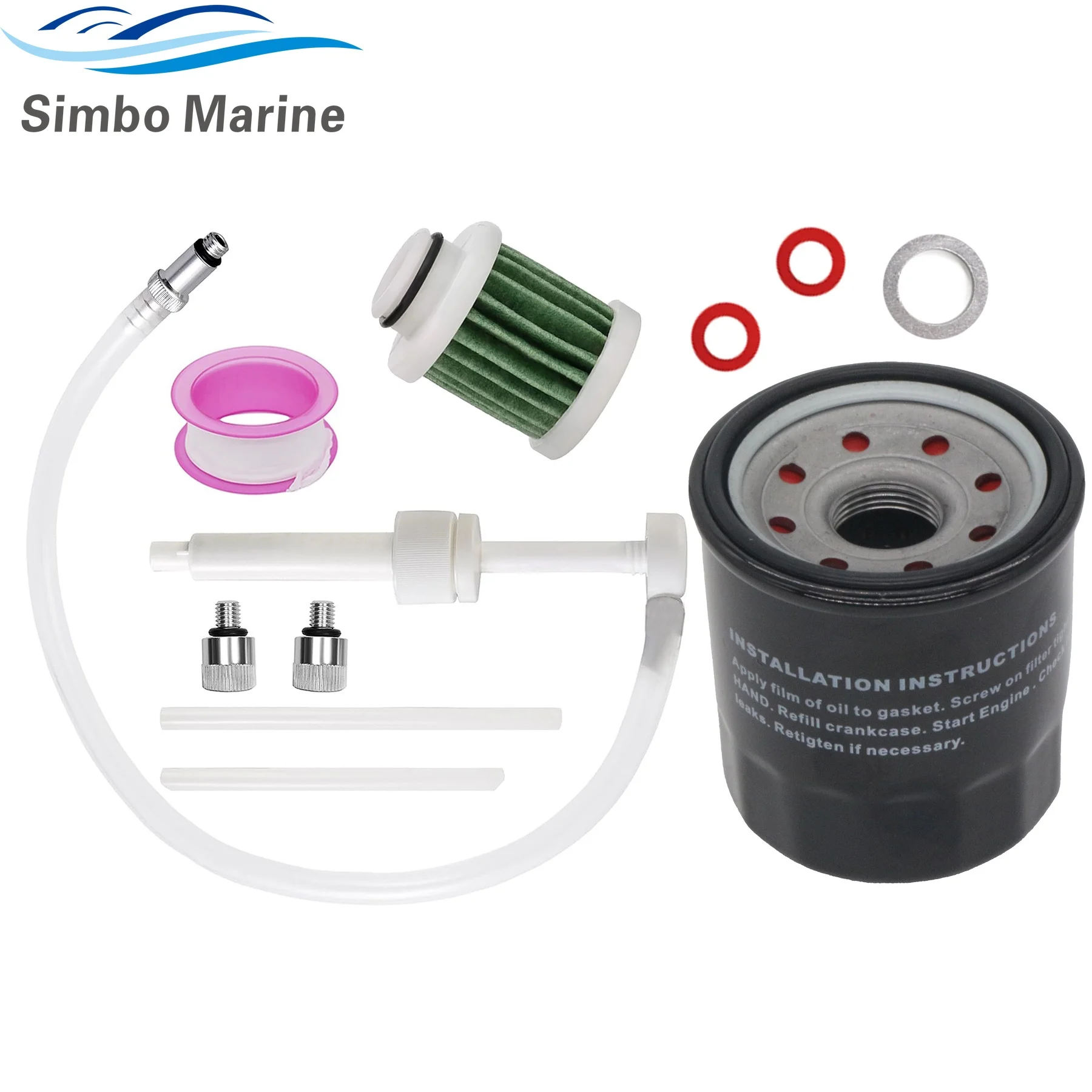 

Fits for Yamaha 4-Stroke 75 90 115 HP Boat Outboard Engines Premium Quality 100H Service Kit 8M0222222 1WD-E3440-00 6D8-WS24A-00