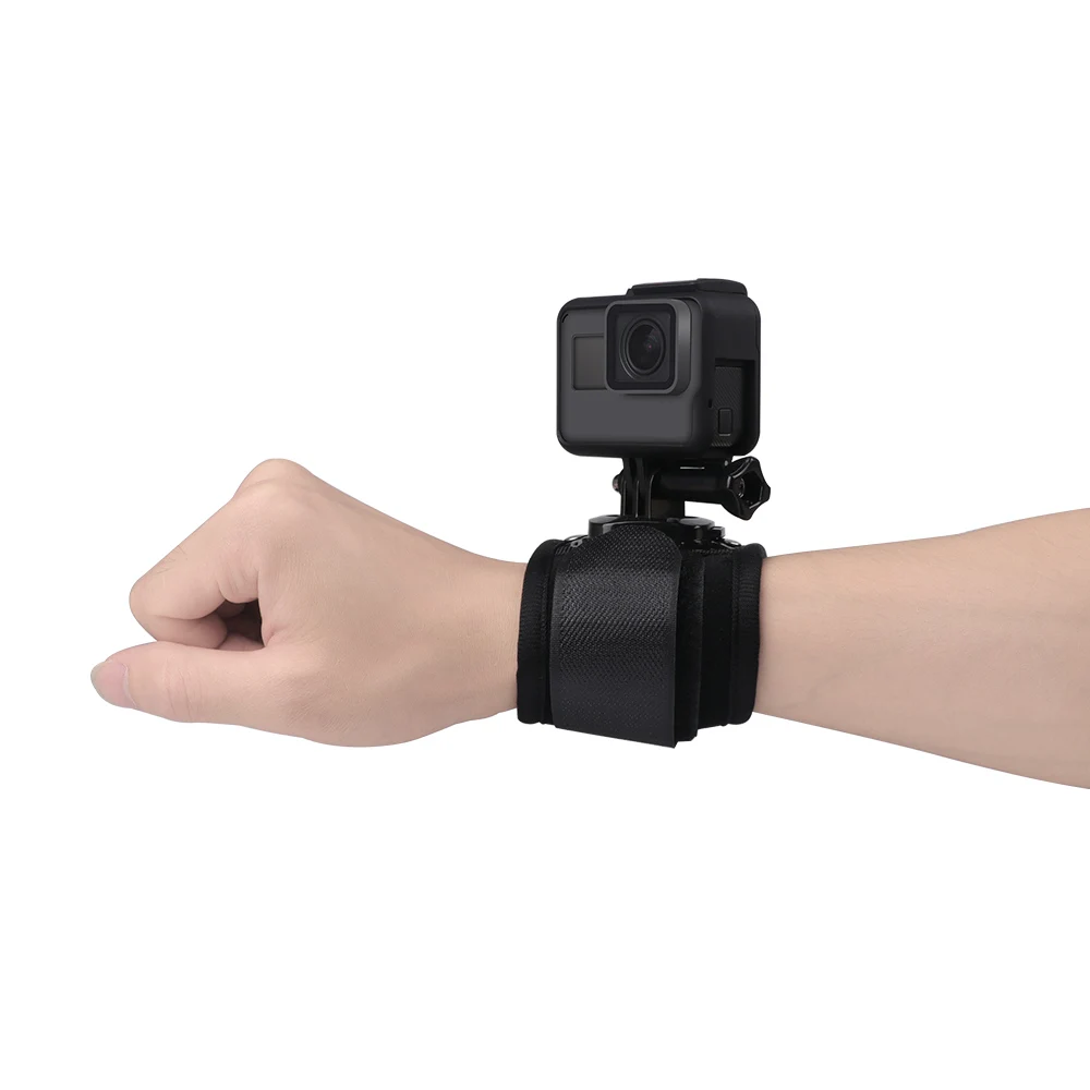 360 Degree Rotation Hand Wrist Strap for GoPro Hero11 10 9 8 7 5 6 Session Xiaomi Yi 4K Lite SJ4000 H9 Arm Belt Go Pro Accessory