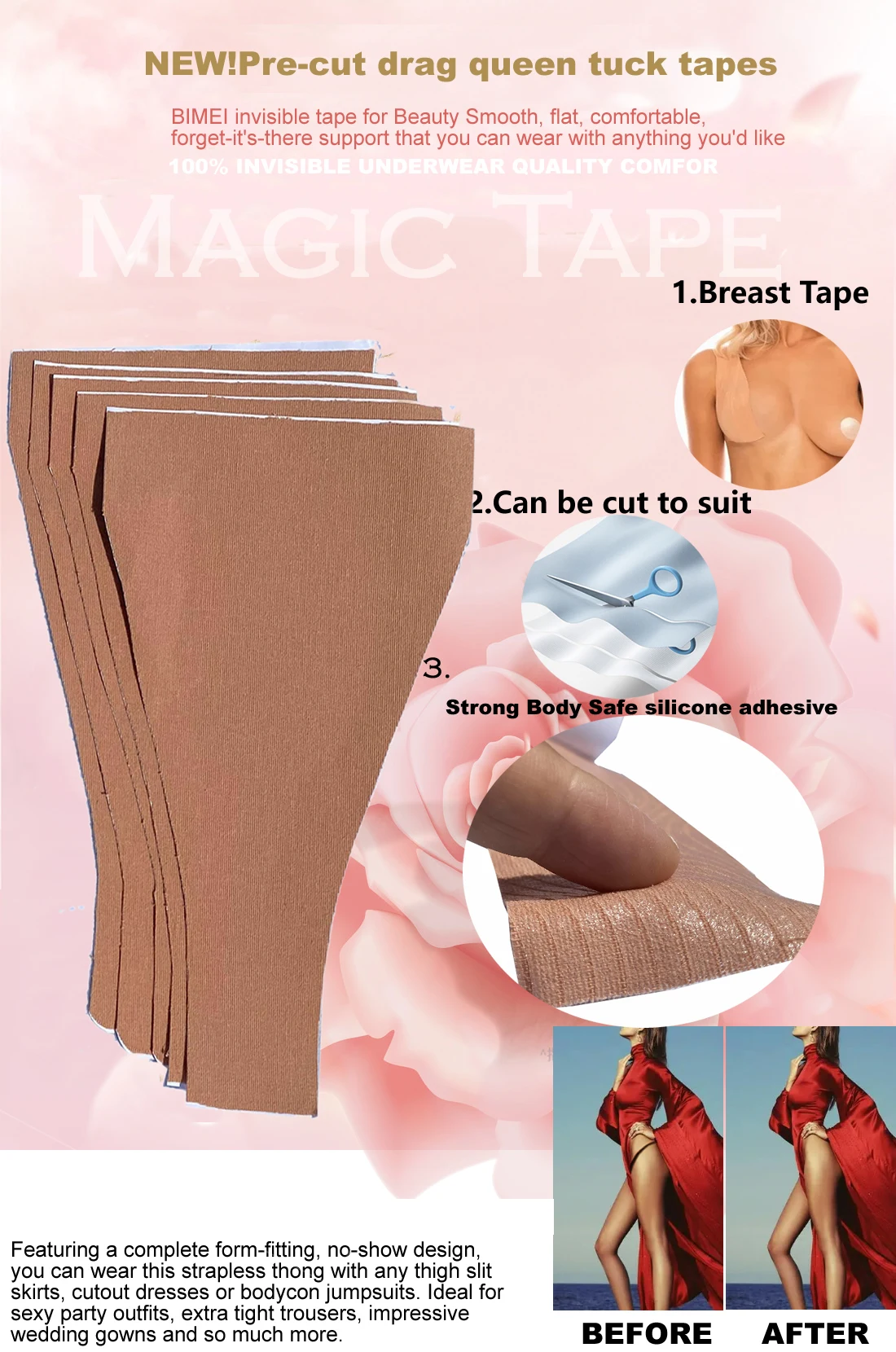 الثنية الشريط الثنية نفسك عدة ، بديل جاف ، المتحولين جنسيا ، نب ، سحب الملكات ، كروسدرسينغ