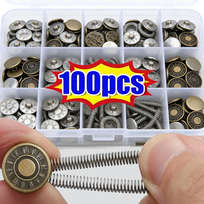 

Невидимые брюки с расширением талии и металлическими пружинными пряжками, бесшовные, со съемными регулируемыми пряжками для увеличения талии