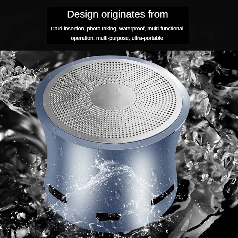 Ewa A109mini Metal Bluetooth Outdoor Portable Subwoofer Bluetooth Speaker Mobile Computer Desktop Speaker