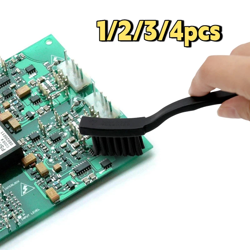 1/2/3/4Pcs Anti-static Protection Small Crank Brush Scrubbing Board Water PCB Cleaning Brush