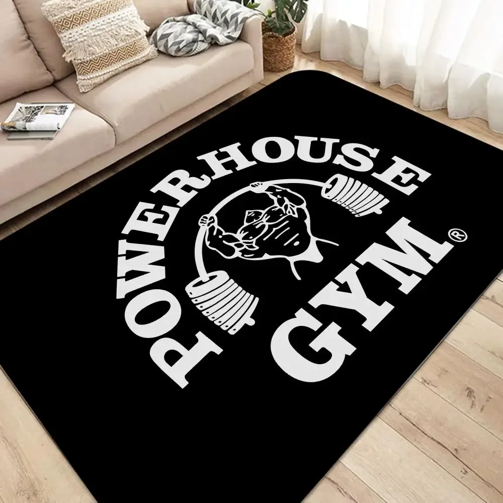 Powerhouse Gym Floor Mat Bath Mat Nordic Style Home Doormat Bathroom-Toilet Mats Bedroom Welcome Doormat