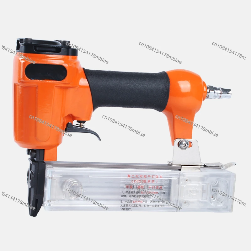 

Thousand Hair F30 Straight Pneumatic Nail Gun Woodworking Decoration Shooting Tool Straight Row Gun Is Not Stuck